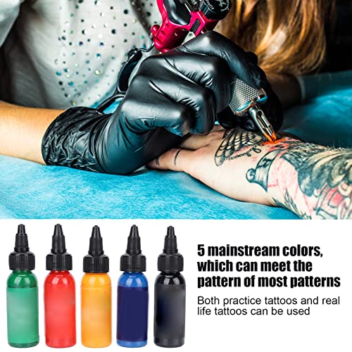 Dövme Pigmentleri, Solmadan Çok Renkli Su Bazlı Pigmentler Dövme Uygulamak için Gerçek Hayat Dövmeleri için Hızlı Boyama Dövme