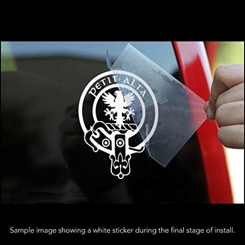 Boswell İskoç Klan Vinil Sticker Çıkartma Tartan Afiş Seçeneği ile Aile