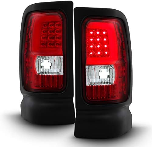 ACANII-1994-2001 Dodge Ram 1500 94-02 2500 3500 İçin Kırmızı Temizle LED Tüp Kuyruk ışıkları lambaları