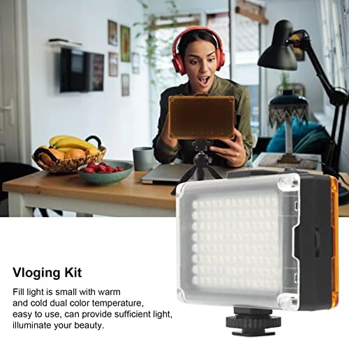 LED Video Işığı, Vloging Kiti Komple Kitler Video Çekimi için İç ve Dış Mekan Canlı Yayını için Tripod Standlı Video Konferans
