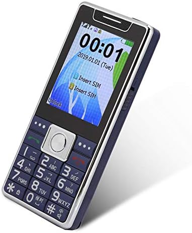 2.4 İnç HD Ekranlı Kilitli Cep Telefonları, 3000mAh Pilli 2G GSM Şebekesi Çift SIM Kartlı Cep Telefonu, Yaşlılar ve Çocuklar