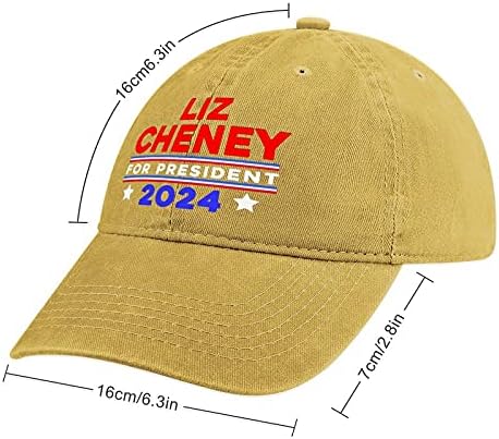 LOUPOOG Liz Cheney 2024 için Başkan Şapka Ayarlanabilir beyzbol şapkası Pamuk Kovboy şapkaları Unisex