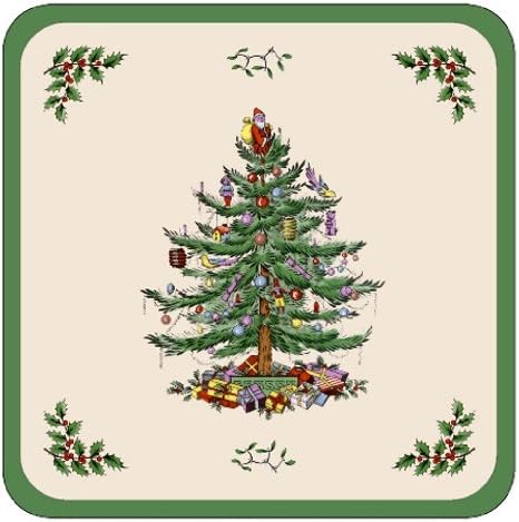 Spode Noel Ağacı Bardak Altlığı (6 Kutu)