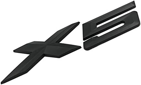 Wonea X5 Boyalı Gövde Amblemi Arka Bagaj Kapağı Bagaj Rozeti Çıkartması ABS 3D Araba Sticker BMW ıçin Mat Siyah