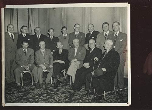 Cobb Foxx Young ile Orijinal 1940'ların 15 Hall of Famers Diğerleri 8 X 10 Tel Fotoğraf-MLB İmzasız Çeşitli