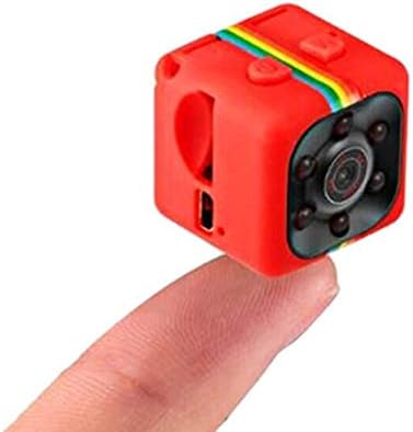 Homyl Mini Kamera HD 1080P / 720P-Ev Güvenlik WiFi Kamera, Gece Görüş ve Hareket Algılama Araba Kaydedici-Kırmızı