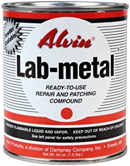 ALVİN 24 oz Lab Metal Dayanıklı Ekonomik Onarım Macunu Dent Dolgu ve Yama Bileşik Epoksi