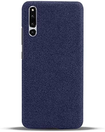 Huawei Honor Magic 2 için SHUNDA Kılıfı, Ultra İnce Keçe Kumaş Anti-Parmak İzi Koruma Kapağı Huawei Honor Magic 2 için-Mavi