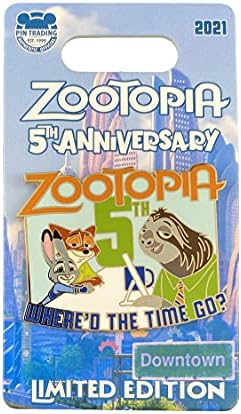 Disney Pin - Zootopia 5. Yıldönümü