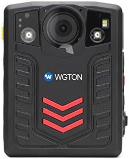 Sesli Vücuda Takılan Kamera, Kolluk Kuvvetleri için WGTON 1296P Polis Vücut Kameraları, Güvenlik Görevlisi, Gece Görüşlü Su