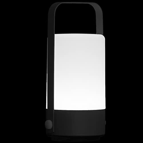 Taşınabilir siyah LED masa lambası