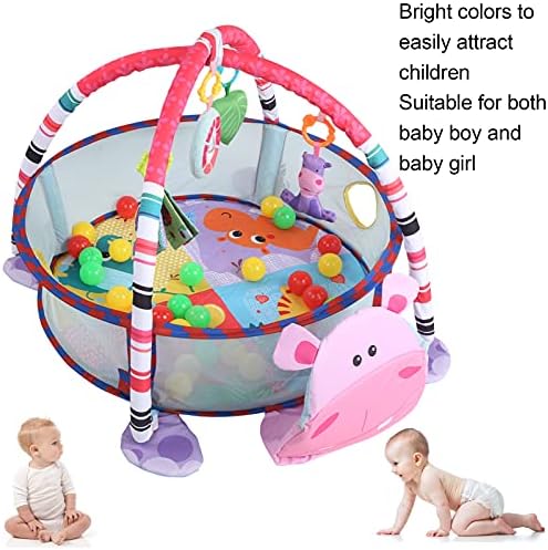 Wosun oyun matı Pedi, Bebek oyun matı El‑Göz Koordinasyonunu Geliştirin Bebek için Bebek Oynamak için Güvenli ve Rahat (Pembe