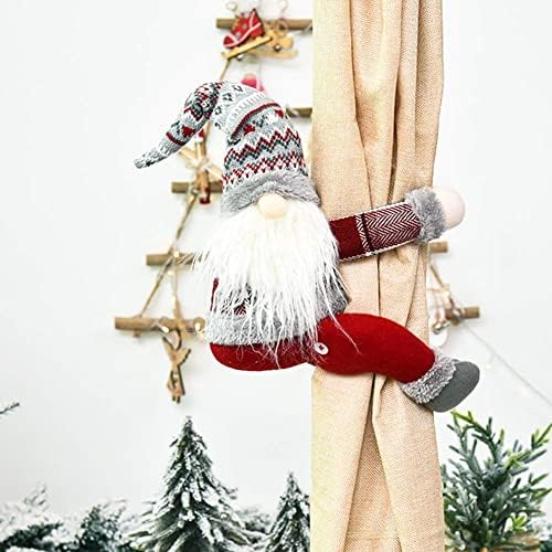 QMJHHW Noel Ağacı Topper Gnome-El Yapımı Gnome Noel Dekorasyon, Komik Noel Ağacı Topper, Perde Kravat Olarak Da Kullanılabilir,