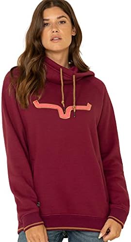 Kimes Ranch Kadın İki Kepçe Logo Hoodie Sweatshirt