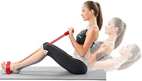 RTGFS Sit-Up-Çekme - Halatlar Mücadele-Fitness-Bantları Bantları Direnç Egzersiz-Ekipmanları Yoga Pedalı