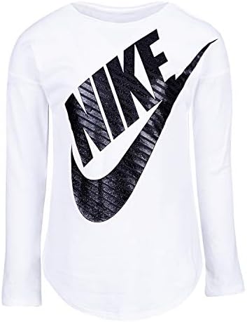 Nike Kız Çocuk Küçük Uzun Kollu Spor Grafik T-Shirt