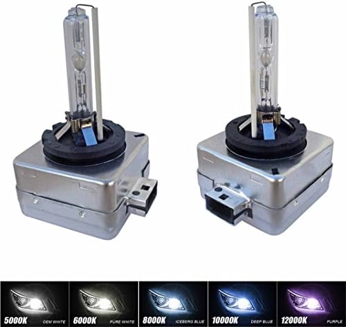Autolizer D1S D1R D1C OEM HID Xenon Far Fabrika Yedek ışık Lambası Ampüller Bir Çift (4300 K / 5000 K OEM Beyaz)