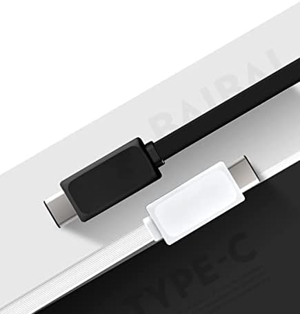 Hızlı Güç Düz USB-C Kablosu USB 3.0 Gigabyte Hızları ve Hızlı Şarj Uyumlu Huawei Ascend P7 Sapphire ile Uyumlu! (Beyaz 3. 3ft1M)