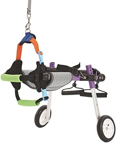 FMOGG Ayarlanabilir Köpek Tekerlekli Sandalye Pet Kalça Eklem Bakımı Tekerlekli Sandalye Engelli Köpek Yardımcı Hareketli Tekerlekler