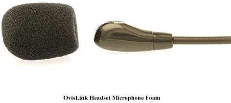 Profesyonel AT & T Telefon Kulaklığı / Dahil 2.5 mm Hızlı Bağlantı Kablosu / Gürültü Önleyici Mikrofonlu Çağrı Merkezi Kulaklığı