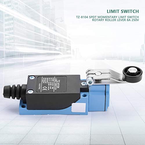 6A 1 Adet Çift Döngü Tipi Silindir Limit Anahtarı TZ-8104 AC 250 V için Kontrol Elektrik