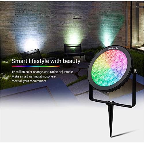 Go.Işık 15 W RGB + SKK açık IP65 su geçirmez LED Bahçe Peyzaj spot AC 110 V 16 Milyon Renk Değiştirme, renk sıcaklığı 1500