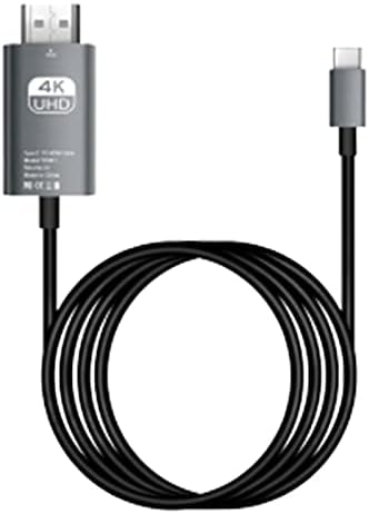 Baoblaze USB Tip C HDMI Kablo Adaptörü 4K 60Hz 200cm Tak ve Çalıştır Çift Modlu Uyumlu Dizüstü Bilgisayarı HDMI Monitöre/Ekrana