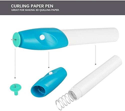 Pil Quilling Aracı E11Elektrik Quilling Kalem, Elektrikli Quilling Oluklu Aracı Otomatik Kağıt Haddeleme Curling Kalem