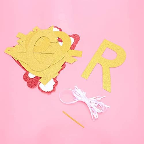 İçecek Up Grinches Banner Kırmızı & Altın Glitter Parti Dekorasyon Malzemeleri - Grinch Noel Çelenk Süslemeleri-Komik Tatil