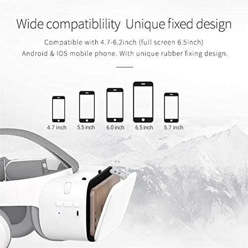 Yumuşak ve Rahat Yeni 3D VR Gözlük VR Kulaklıklar, VR Gözlük, sanal Gerçeklik Kulaklık, Bluetooth Denetleyicisi için iPhone