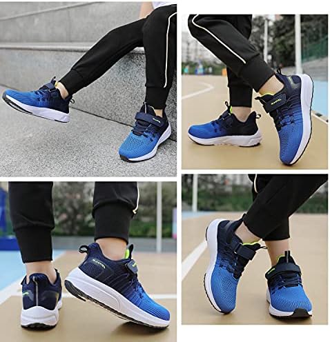 RUMPRA Erkek Kız koşu Ayakkabıları Çocuklar Hafif Nefes Kayış Atletik Yürüyüş Sneakers