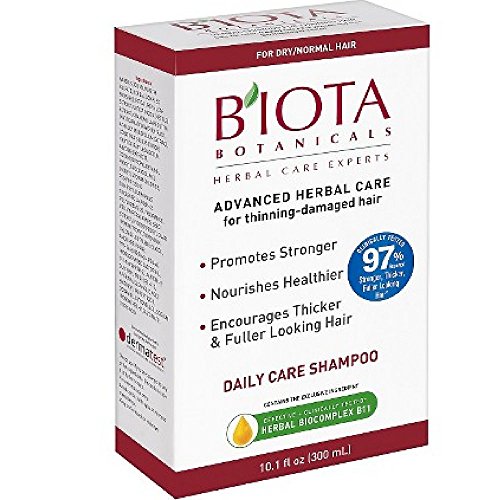 B'IOTA Botanicals Bitkisel Bakım Uzmanları Normal/Kuru İnceltici Saçlar için Günlük Bakım Şampuanı 10.1 oz (6'lı Paket)