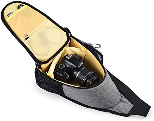 Sımwa fotoğrafçının Kamera Sırt Çantası DSLR Çantası Polyester Eğimli Omuz Çantası Kılıfı Su Geçirmez Fotoğraf Kapak Kamera