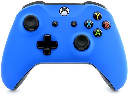 Yumuşak Dokunuşlu Mavi Değiştirilmemiş Özel Denetleyici Xbox One S/X ile Uyumlu Benzersiz Tasarım (3,5 Jaklı)