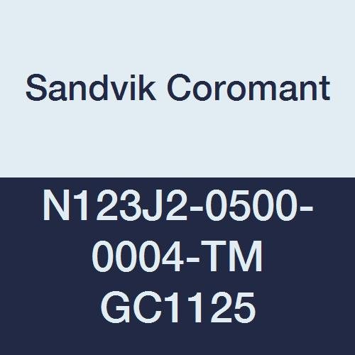 Sandvik Coromant CoroCut 2 Kenarlı Karbür Torna, 123, TM Talaş Kırıcı, GC1125 Sınıfı, Çok Katmanlı Kaplama, N123L2-0800-0008-TM,