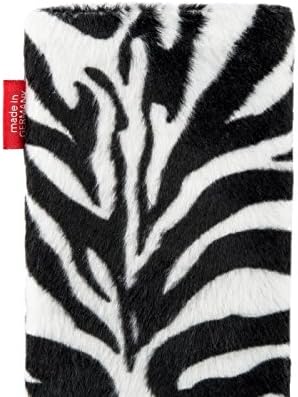 fitBAG Bonga Zebra Özel Tailored Kollu OnePlus 10 Pro ıçin / almanya'da Yapılan / Ince Taklit Kürk kılıf Kapak Ekran Temizleme