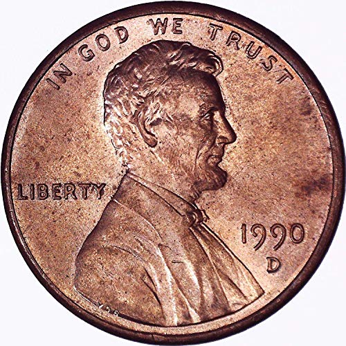 1990 D Lincoln Memorial Cent 1C Hakkında Uncirculated