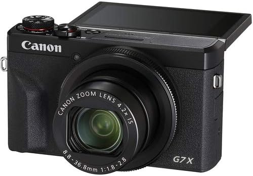 Canon PowerShot G7 X Mark III Dijital Fotoğraf Makinesi (Siyah) + 16GB Hafıza Kartı + Hafıza Kartı Okuyucu + Pixibytes Mikrofiber