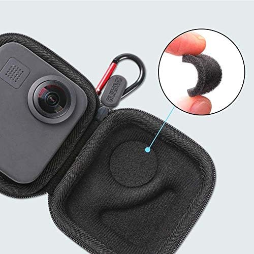 PCTC Mini Taşıma Çantası Taşınabilir Koruyucu Taşıma Cep saklama kutusu Kutusu Seyahat Çantası için GoPro Max Eylem Kamera,