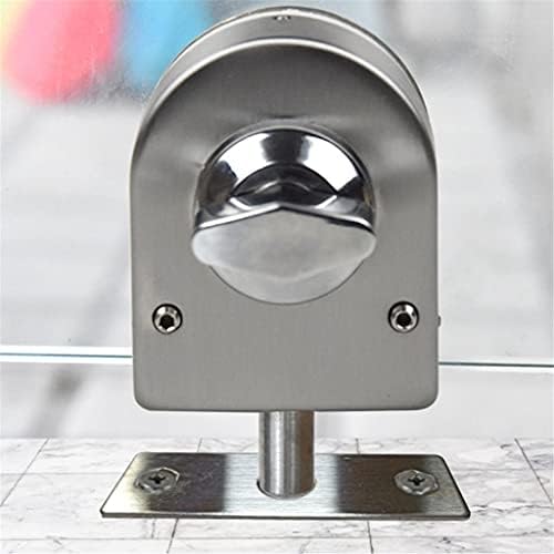 SMLJLQ Paslanmaz Çelik Cam Kapı Kilidi Zemin Mandalı Kilit Cıvata Zemin Kilidi Banyo Tuvalet Dükkanı Cam Kapılar için