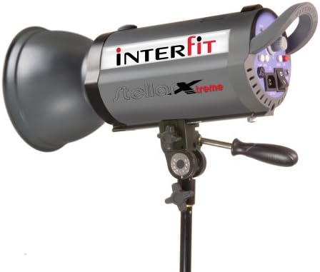 Interfit INT471 Stellar Extreme Batt için 150 Watt/Saniye Yıldız AC/DC Flaş Kafası (Siyah)