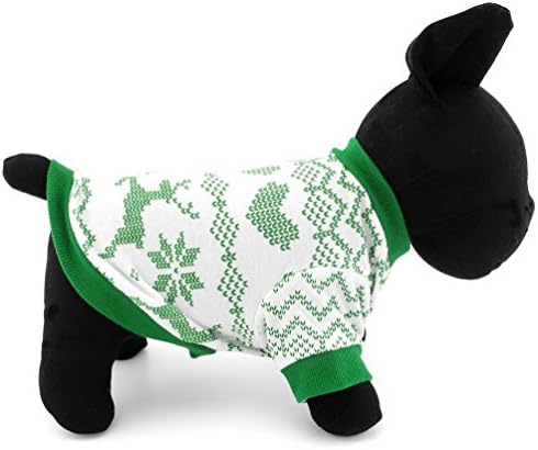 SELMAİ Köpek Kedi Küçük Köpek ıçin Pet Giysi %100 % Pamuk Ren Geyiği Baskı Gömlek T-Shirt Noel Tarzı Mavi