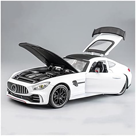 CHENRONG Alaşım araba oyuncak 1: 24 için GTR AMG alaşım pres döküm model araç Ses ve ışık simülasyon oyuncak araba Modeli hediye