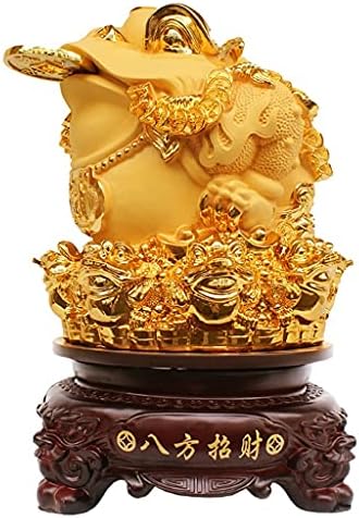 Koleksiyon Figürler Altın Kurbağa Şanslı Süslemeleri Yaratıcı Dekorasyon Süslemeleri için Mağaza Barlar ve Kasiyer Sayaçları