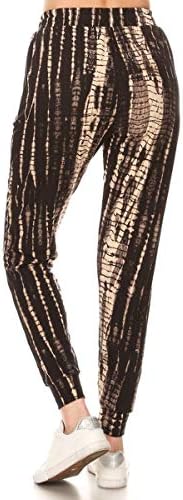 Tayt Depo kadın Popüler Baskı Yüksek Bel Premium Jogger Parça Pantolon (S-3X) BAT1
