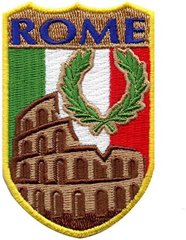 Roma İtalya Kalkan İşlemeli Demir On Patch