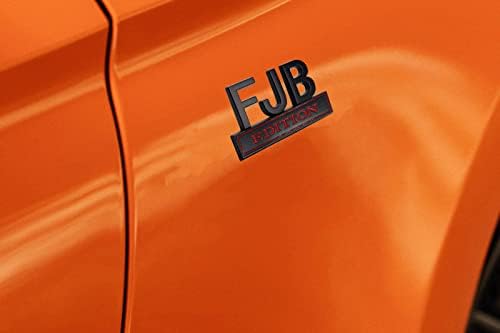 2 Adet FJB Edition Sticker Metal Amblemler 3D Çamurluk Rozeti Çıkartması Güçlü Yapıştırıcı ile Araba Kamyon Yedek Çıkartmalar