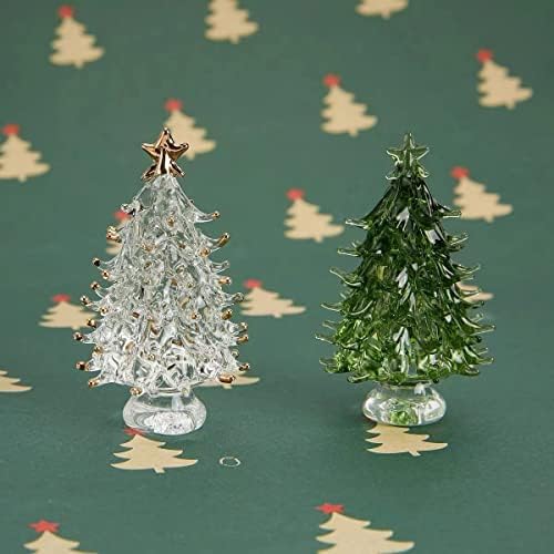 Masa Noel Kristal Ağacı Heykelcik Koleksiyonu Noel Ev Dekorasyon Süs Koleksiyonu Arkadaş Aile Çocuk Meslektaş için Harika Hediye