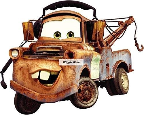 9 İnç Tow Mater Duvar Çıkartması Sticker Disney Pixar Arabalar 2 Film Kamyon Çıkarılabilir Peel Kendinden Yapışkanlı Vinil