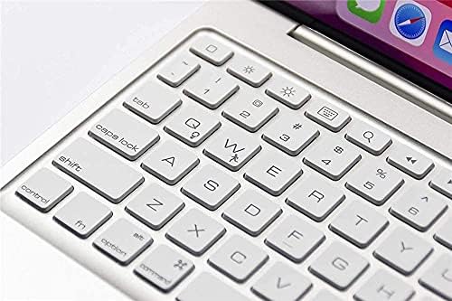 YIU Klavye ipad kılıfı Pro 11 İnç 7 Renk Arkadan Aydınlatmalı Kablosuz Bağlantı Klavye Kılıf kalemlik ile ipad kılıfı Klavye